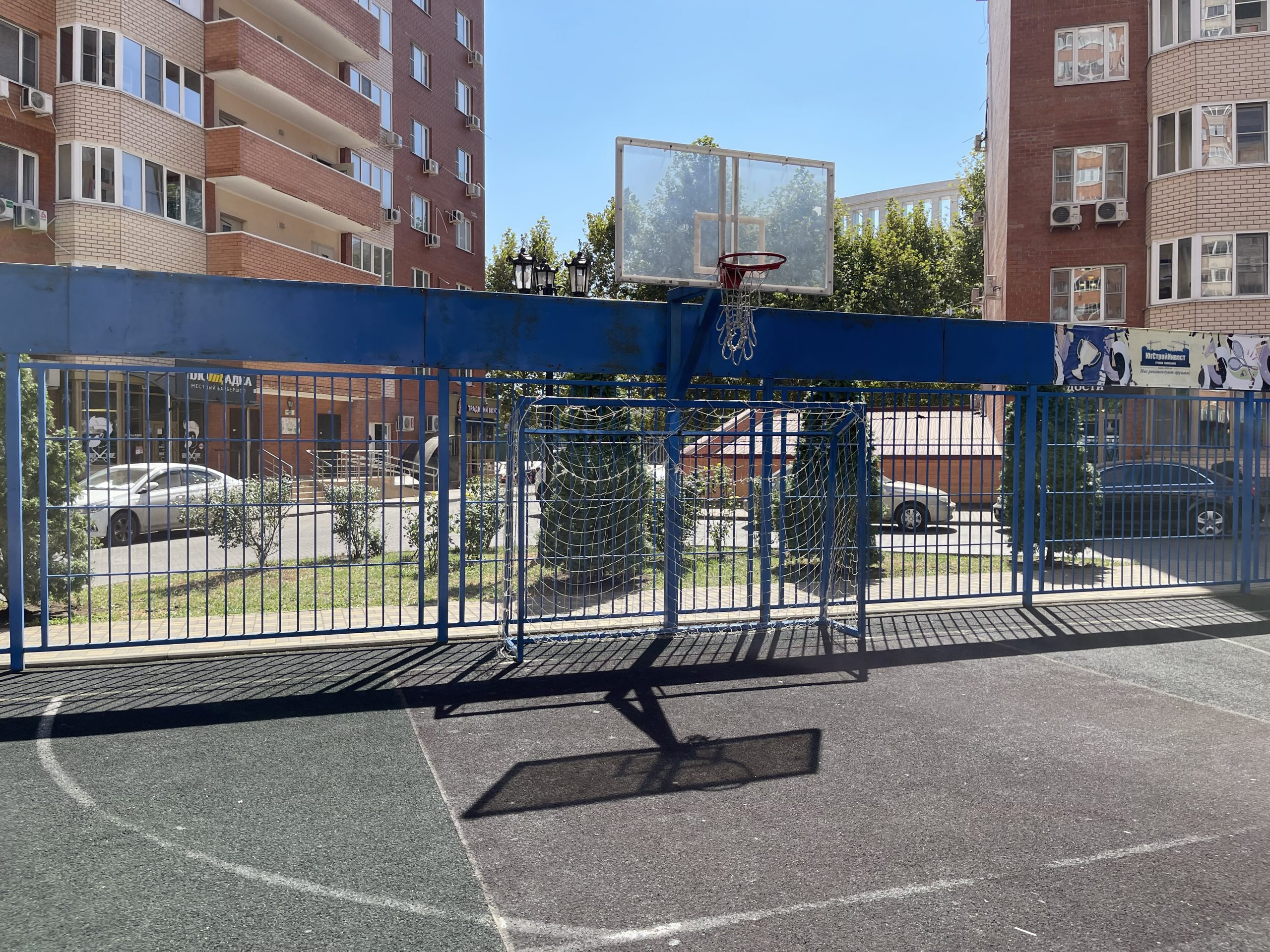 Баскетбольная площадка для дачи (82 фото)